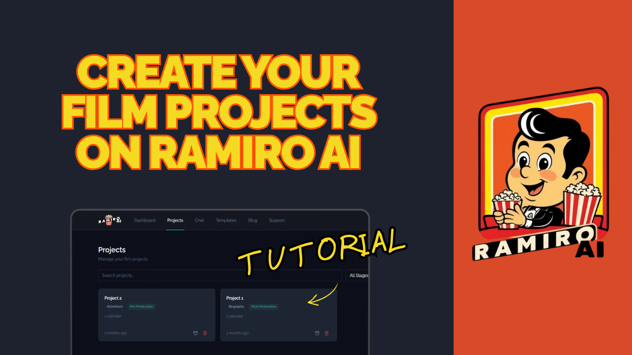 How to Create Your First Project on Ramiro AI
