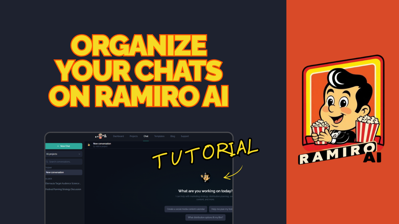How to Organize Your Chats Inside Ramiro AI 